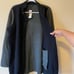 Ann Taylor Black&Grey long sleeve wool sweater NWT