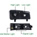 Chrome Amber Corner Headlights+Signal Bumper Lamps Fit For 03-06 Chevy Silverado