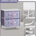 Nightstand with 2 Drawers - Kids Bedside Furniture End Table Night Stand