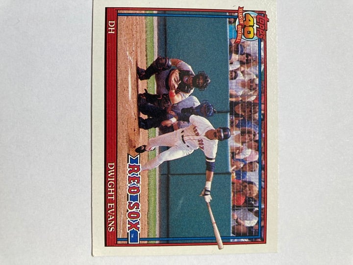 Dwight Evans baseball card