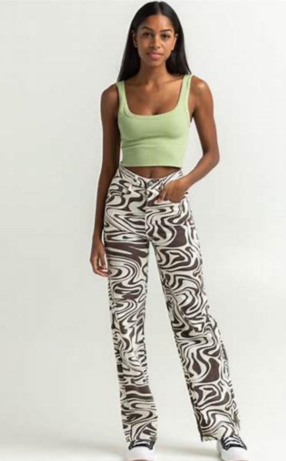 NWT Trendy Patterned Jeans