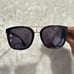 Balmain Square Tinted Sunglasses Brown Black Tortoiseshell Acetate BL2106B