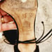 JIMMY CHOO LACE UP BLACK SANDAL SIZE 35.5 (5.5 US)