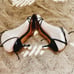 JIMMY CHOO LACE UP BLACK SANDAL SIZE 35.5 (5.5 US)