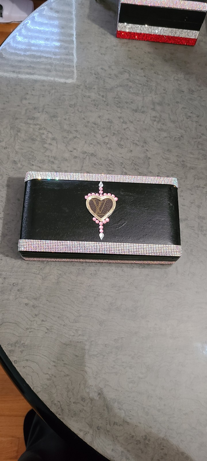 Vintage jewelry earrings box referbished