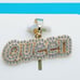14K Gold Plated 925 Silver Queen CZ Beautiful Pendant for Women, 1USPAR4105