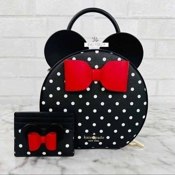 Kate Spade X Disney Other Minnie Mouse Round Crossbody Bag & Cardholder Wallet