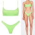 Triangl Mica Green Sparkly Bikini Set
