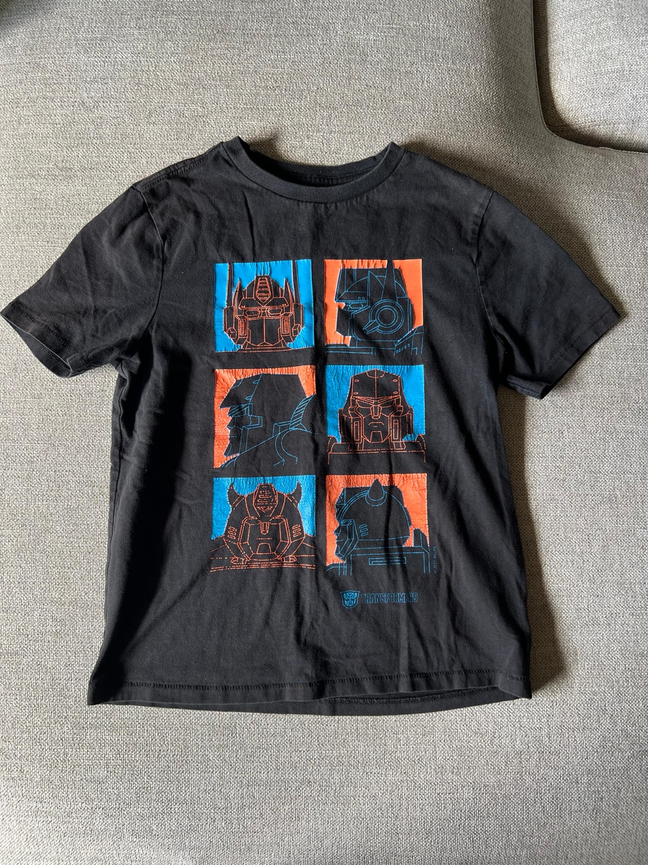 Gap Boys Transformers Short Sleeves Tee Top Shirt Size M 8 Black
