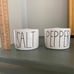 NWT Rae Dunn SALT PEPPER cellar set box