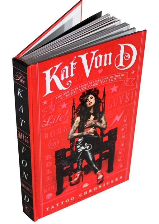 KAT VON D Tattoo Chronicles SIGNED HC Memoir 2010 LA Ink Reality TV Show Artist