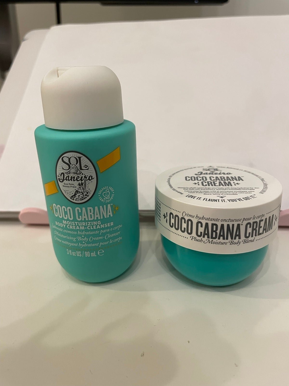 sol de janeiro coco cabana shower gel + body cream set