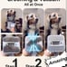 oneisall Dog Hair Vacuum & Dog Grooming Kit, Pet Grooming Vacuum with Pet Clippe