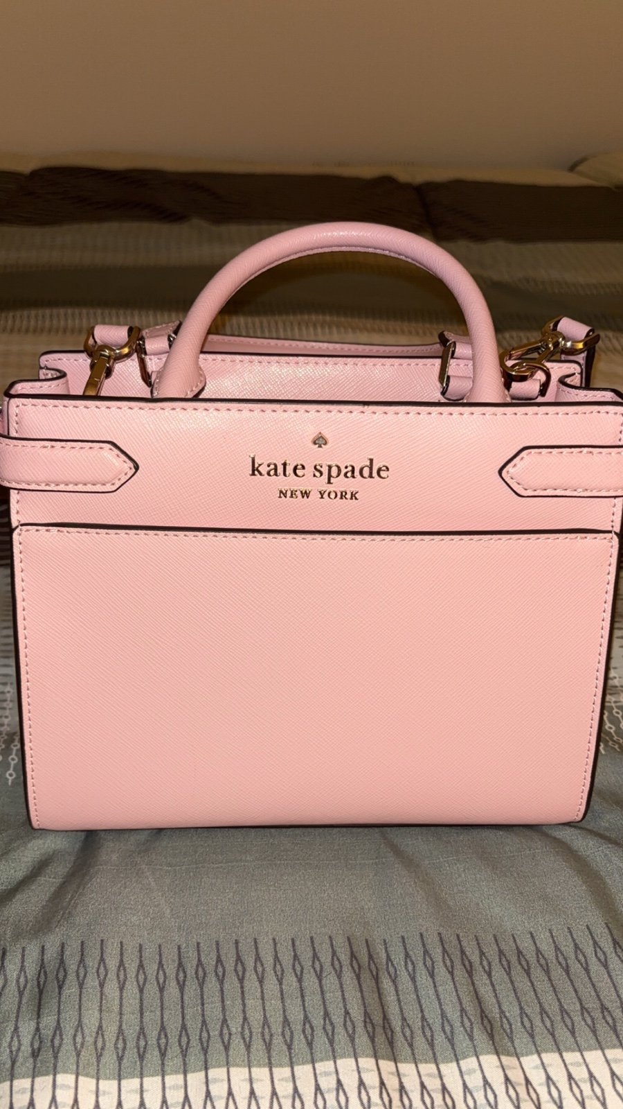 Kate Spade chalk pink small satchel