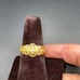 Ring Signed In Persian 21k Victorian W/Cz Stones 090723@