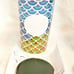 STARBUCKS 2016 MULTI COLOR SCALES 12OZ CERAMIC / RARE!!! NWT!!!