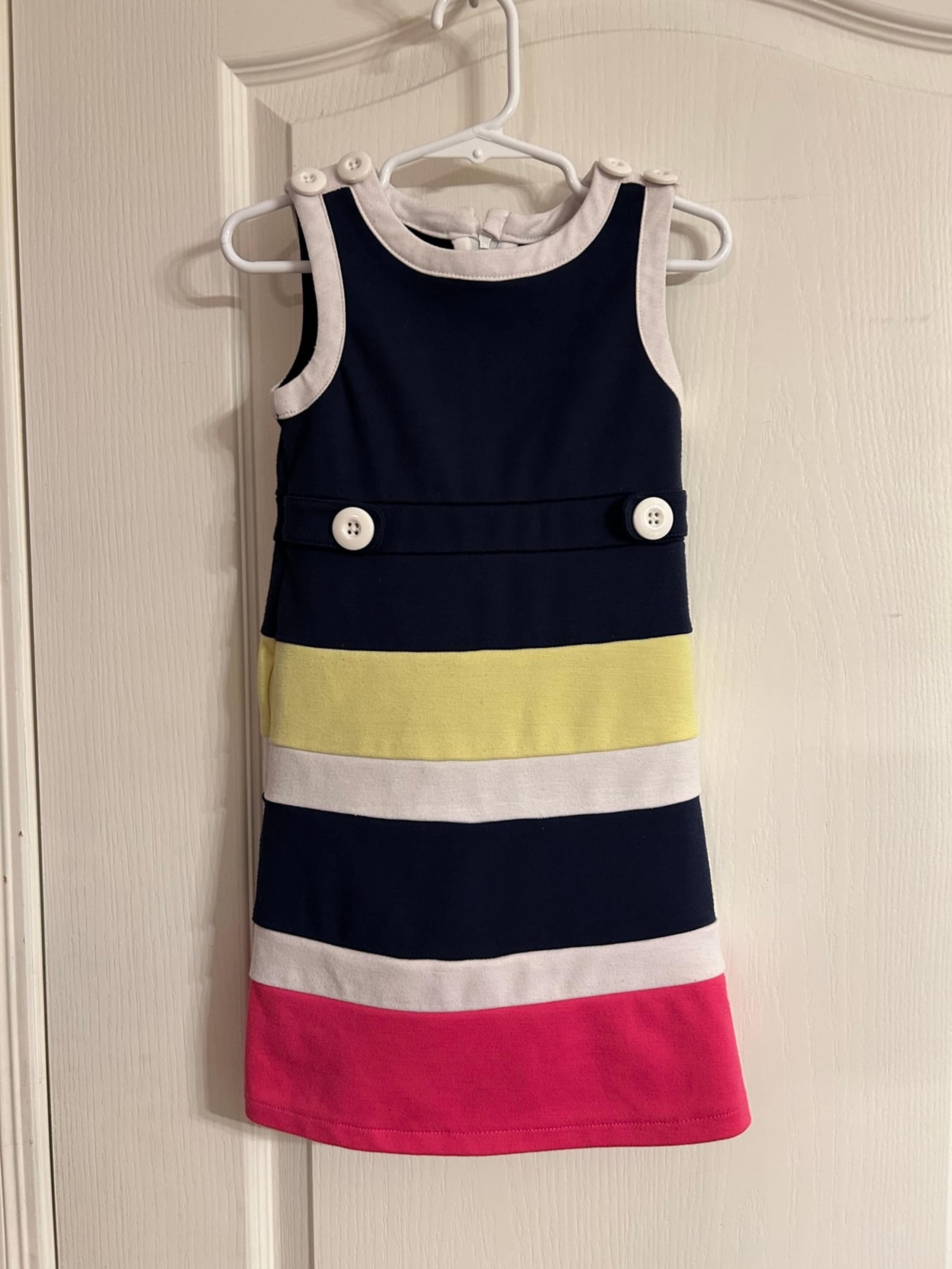 Gymboree Toddler Girls Cape Cod Cutie Tiered Dress Size 3
