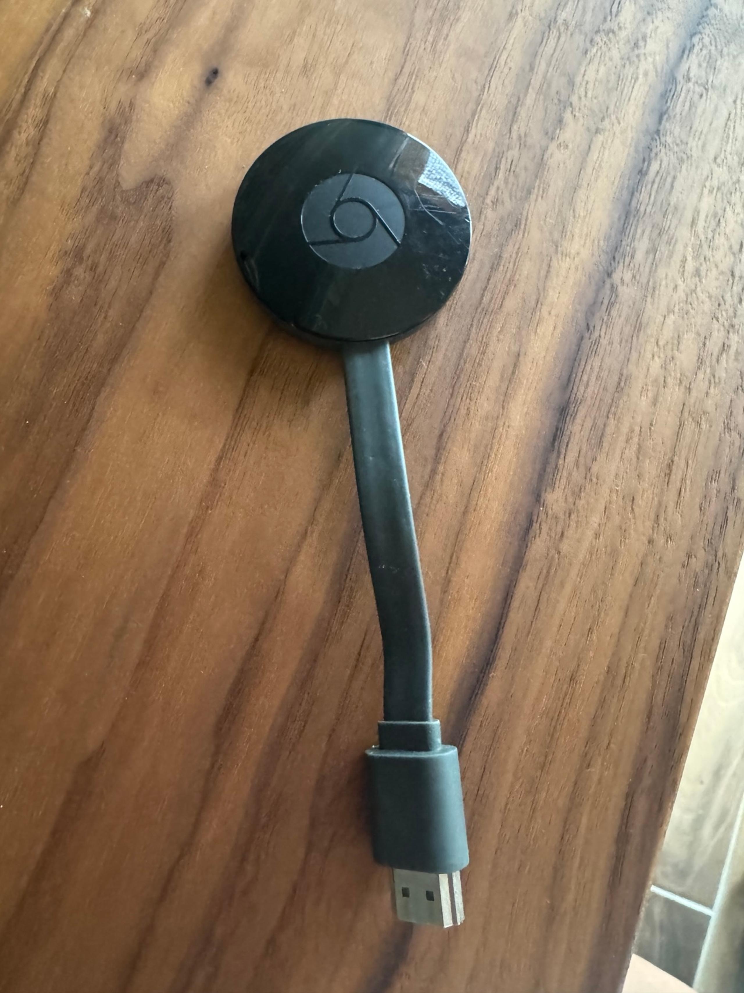 Google Chromecast, a streaming media device that allows you to cast content