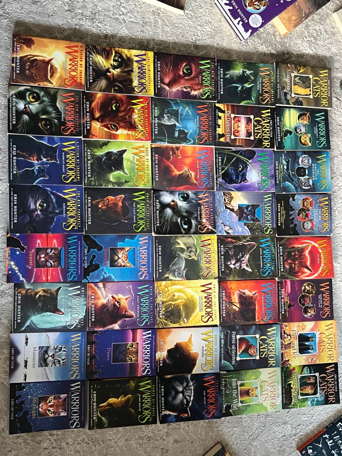 warrior cats books