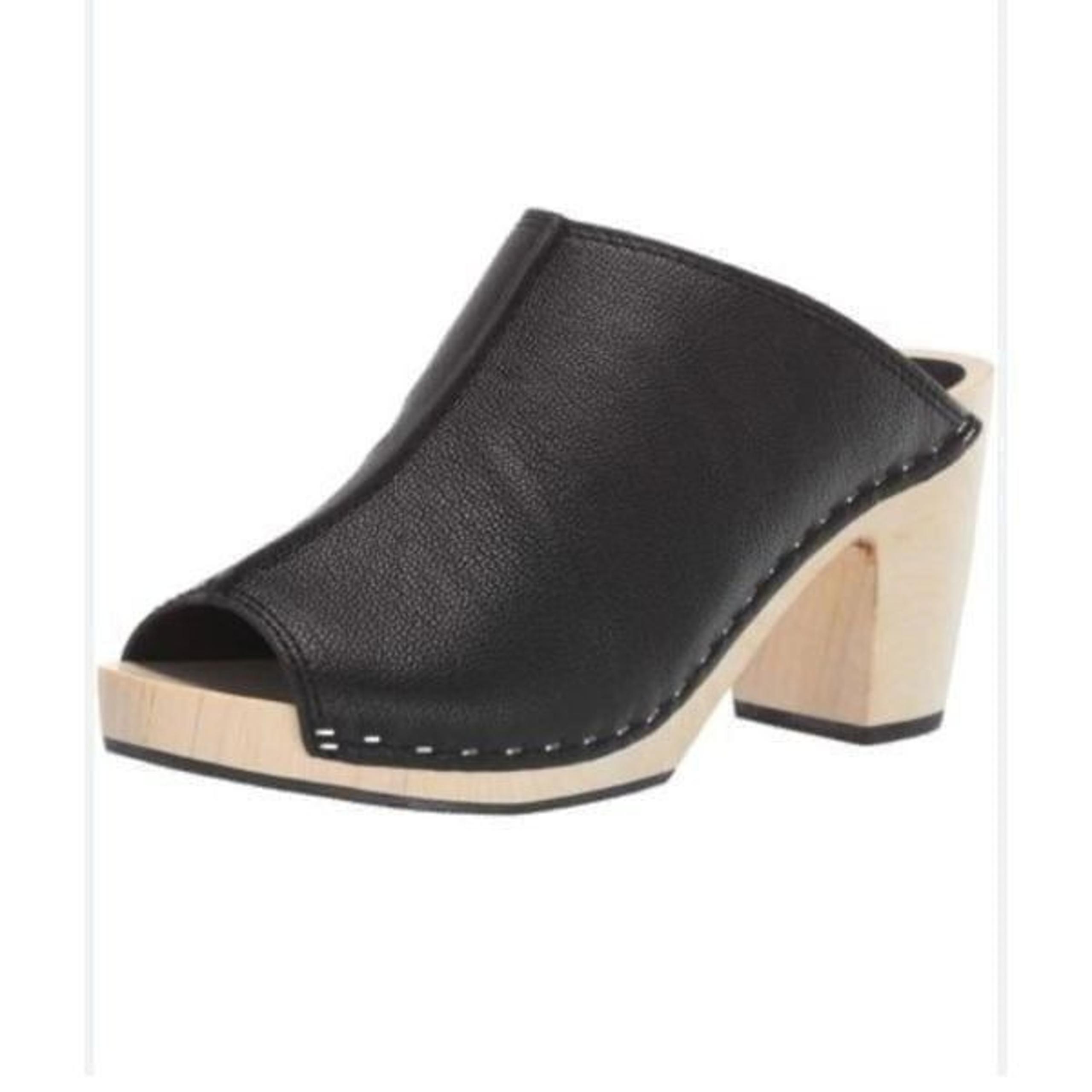 NEW Boulder Open Toe Black Clogs Size 8 - Kelsi Dagger