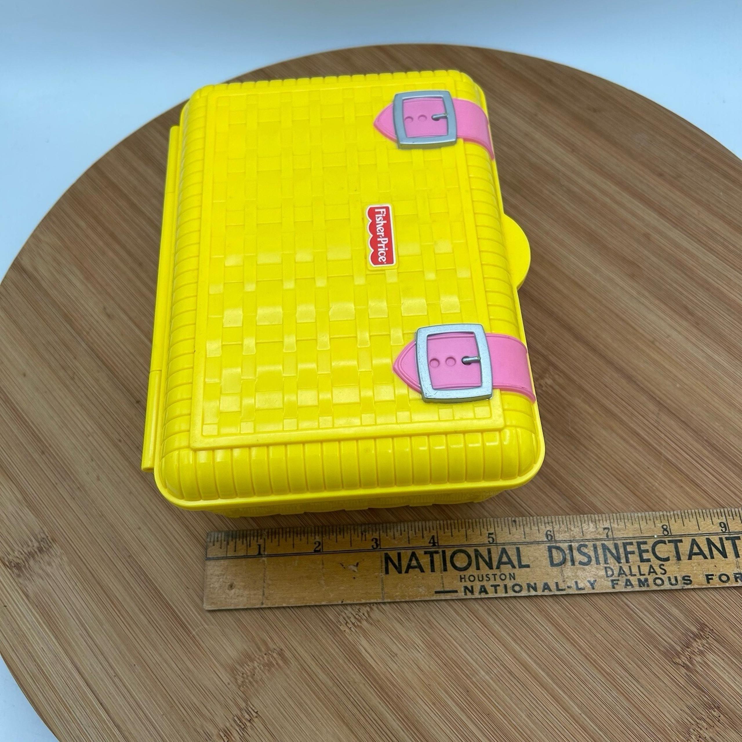 Fisher Price Picnic Basket ONLY; No Food or Dishes G43