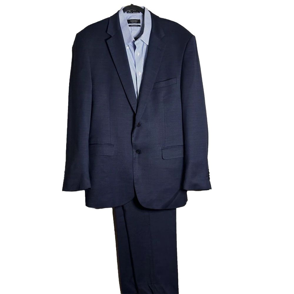 Kenneth Cole Men Awareness Blue Suit Size 46 L, Pants 42