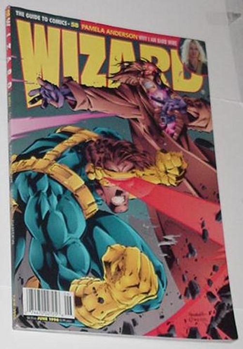 Wizard 58 Cyclops Gambit Cvr by Joe Madureira Terry Moore David Lapham