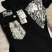Women name brand snake skin pants set cute with matching top