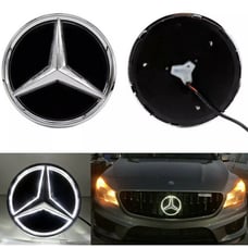 Mirror Car Led Star Logo Grille Badge Light For Mercedes Benz C Class 2019-2020