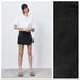 NWT. Zara Black Split High-waist Skort. Size S.