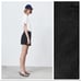 NWT. Zara Black Split High-waist Skort. Size S.