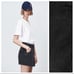 NWT. Zara Black Split High-waist Skort. Size S.