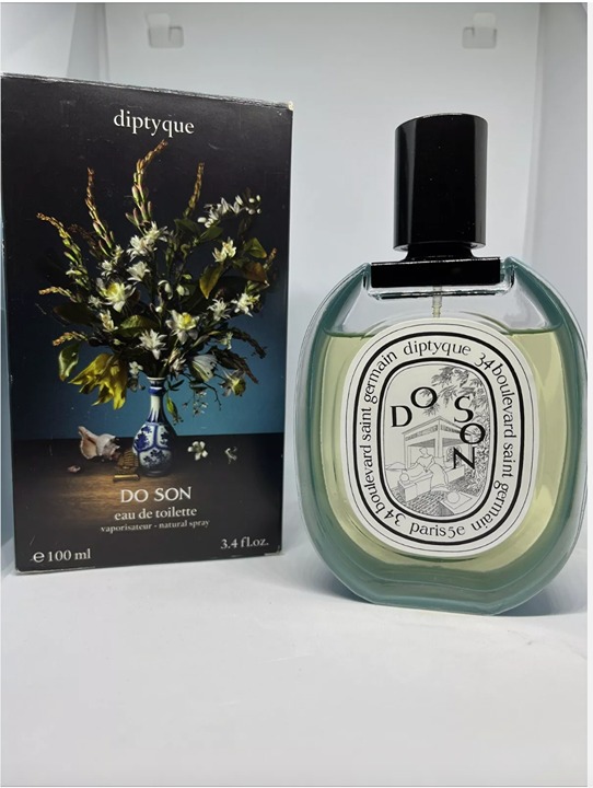 Diptyque Do Son EDT 3.4fl oz Limited Edition Low Fill As Pictured *Damaged Box*