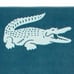 NWT Lacoste Gorgeous Green Ombre Blocks Logo 100% Cotton Big 72”x36” Beach Towel