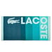 NWT Lacoste Gorgeous Green Ombre Blocks Logo 100% Cotton Big 72”x36” Beach Towel