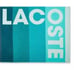 NWT Lacoste Gorgeous Green Ombre Blocks Logo 100% Cotton Big 72”x36” Beach Towel