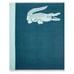 NWT Lacoste Gorgeous Green Ombre Blocks Logo 100% Cotton Big 72”x36” Beach Towel