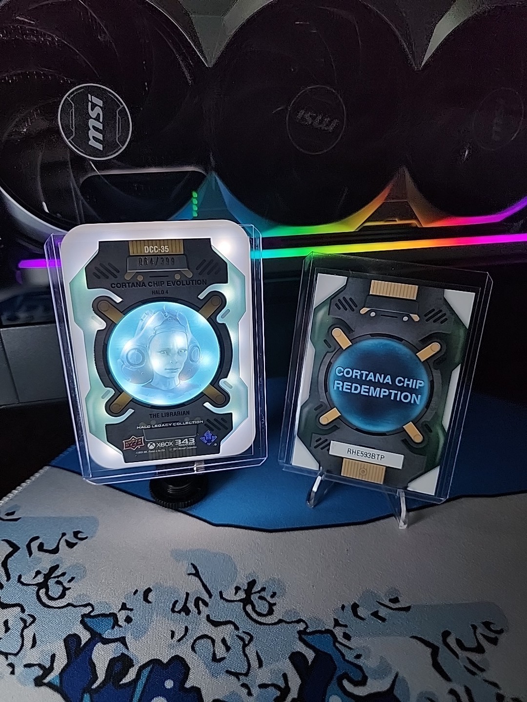 2023 Halo Legacy Collection Cortana Chip Evolution /399 H4 The Librarian DCC-35