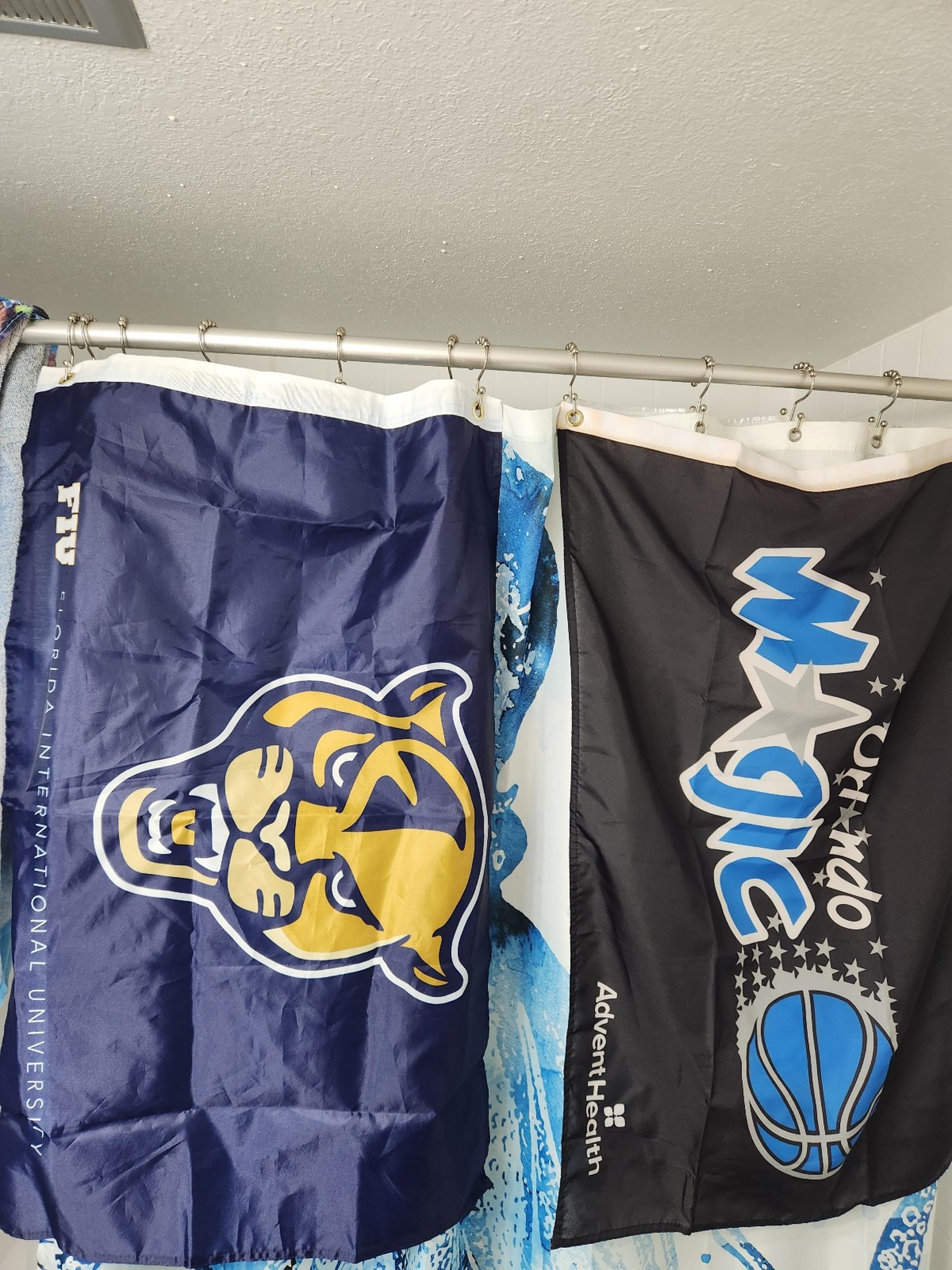 FIU Panthers Orlando Magic Sports Flag Banners 36"x23" Lot of 2