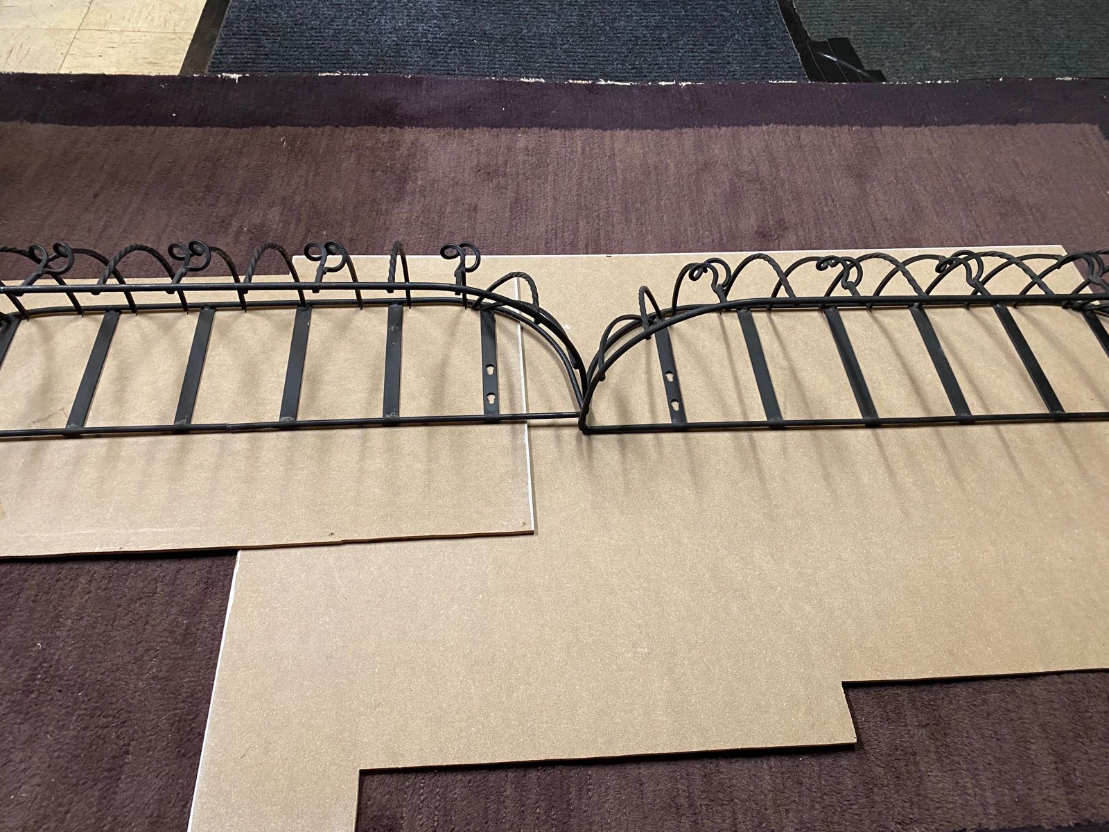 Rod Iron Flower Boxes