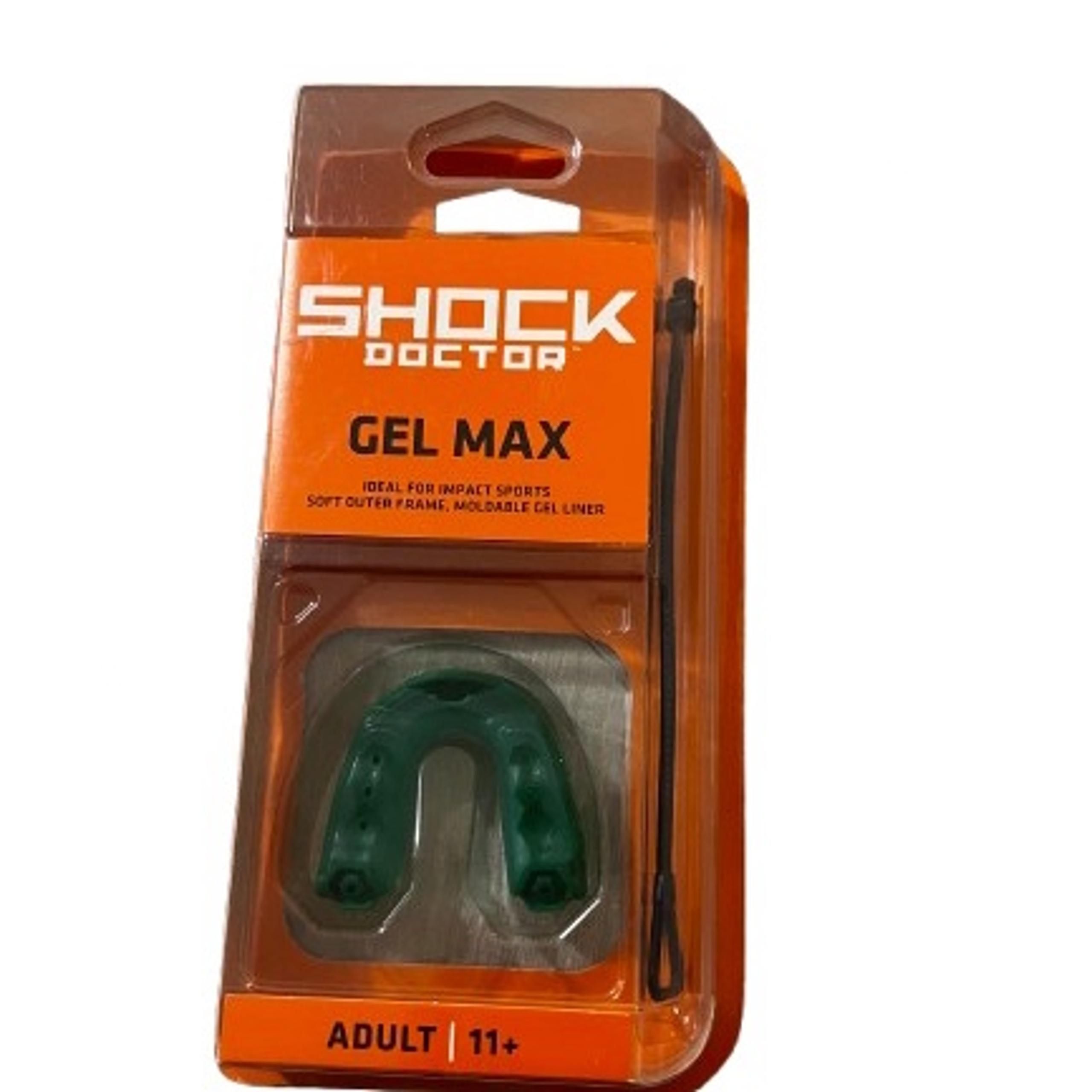Shock Doctor Gel Max Mouthguard - Green