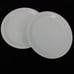 Set of 2 Rosenthal Classic Modern White Fine China Dinner Plate 9 3/4 Vintage