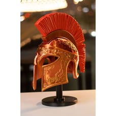 Spartan Helmet Replica Classic Warrior Style for Decor and Roleplay Choose size