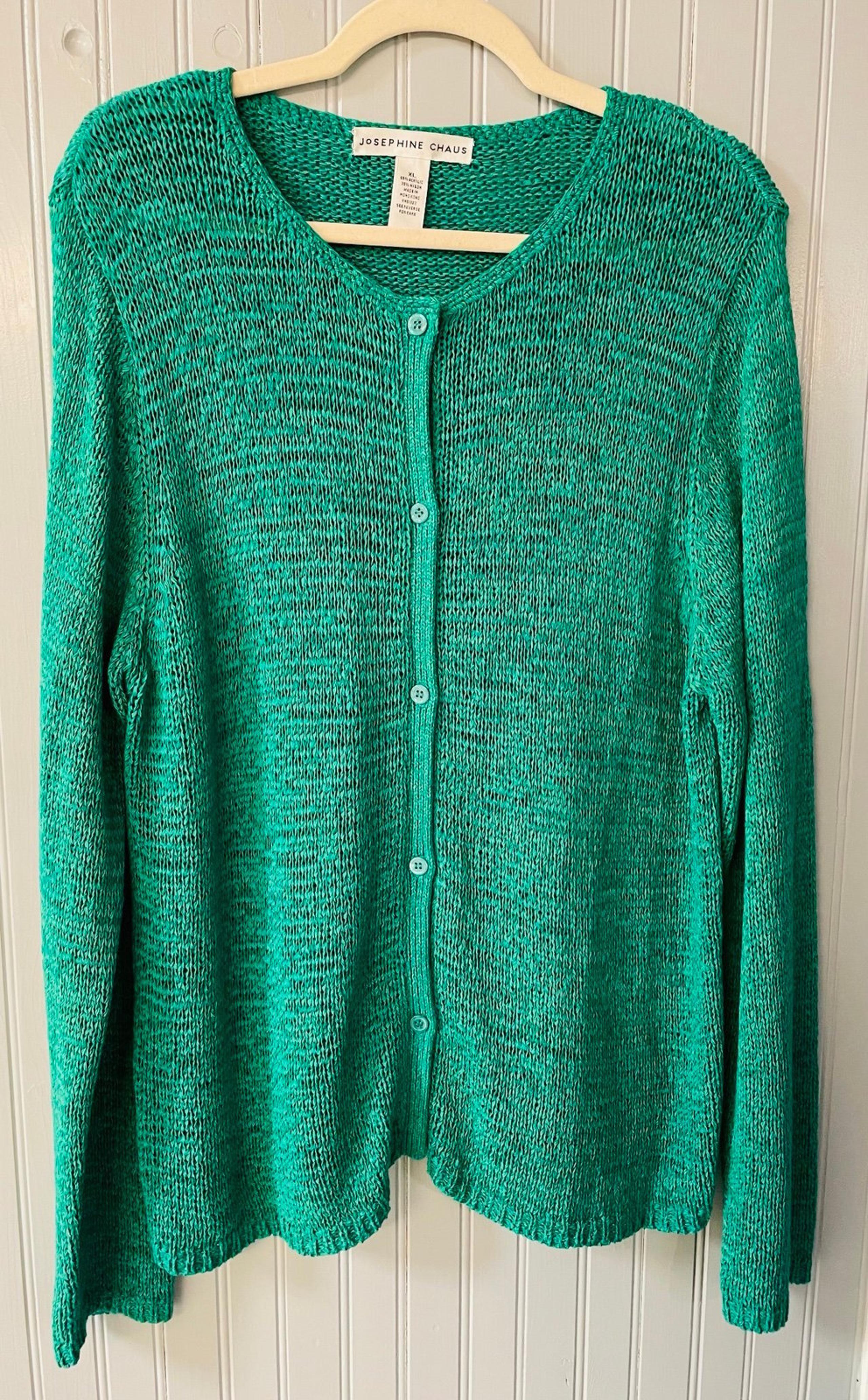 Womens Josephine Chaus Knitted Button Up Cardigan Size XL