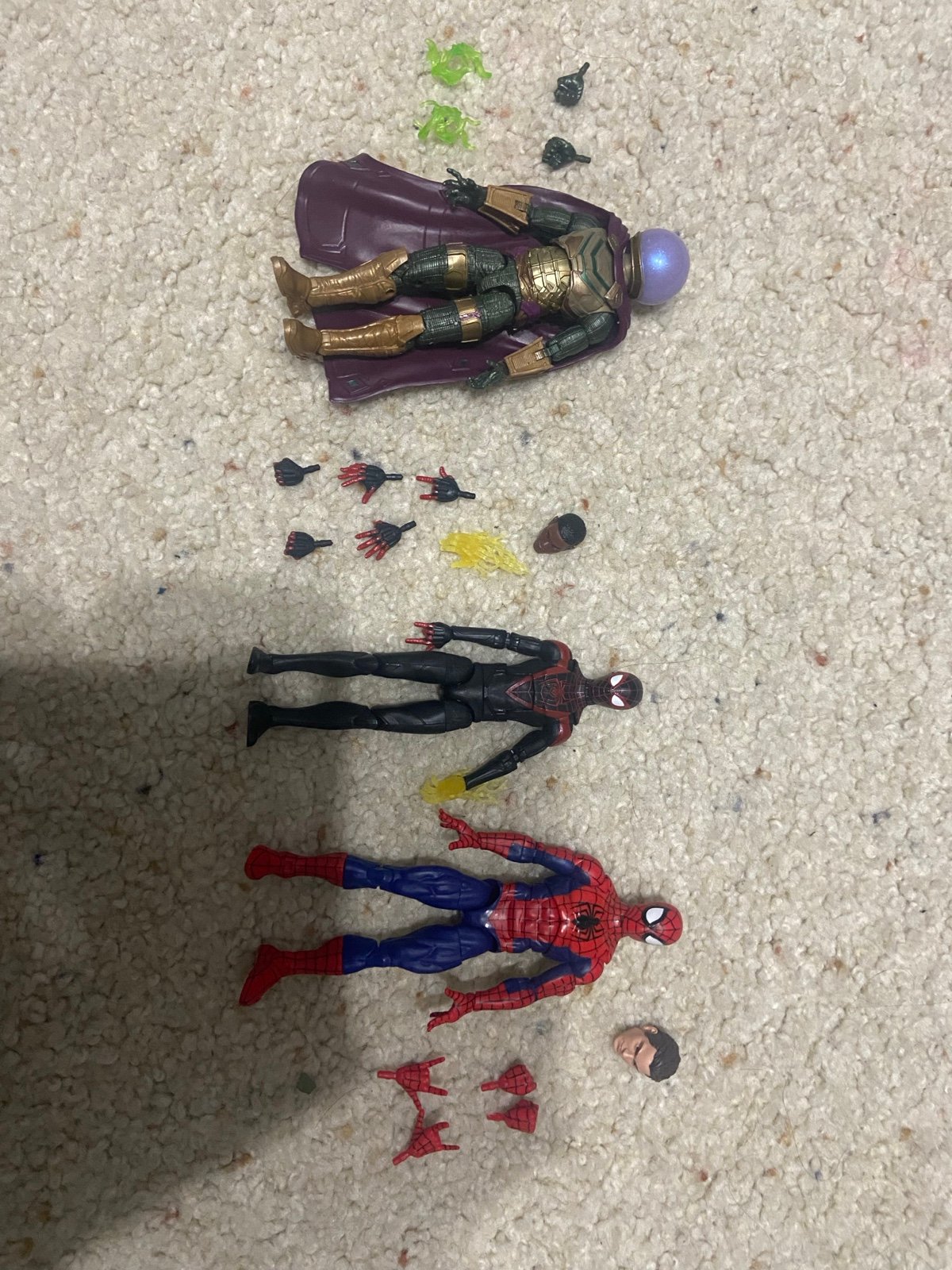 marvel legends spiderman lot