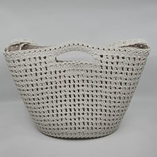 Melissa x Campana Crochet White Bag - New