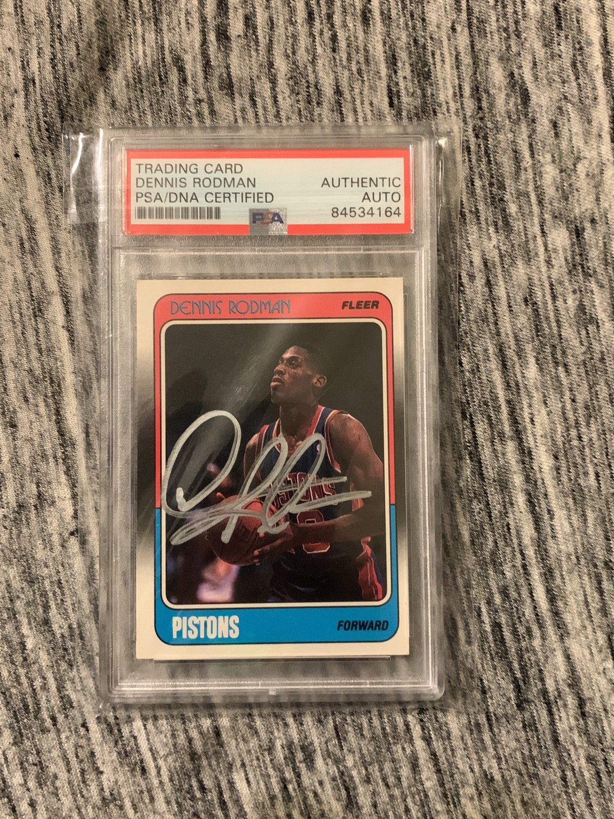 Dennis Rodman Rookie Auto