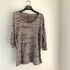 Sz XL Brown Tunic Top