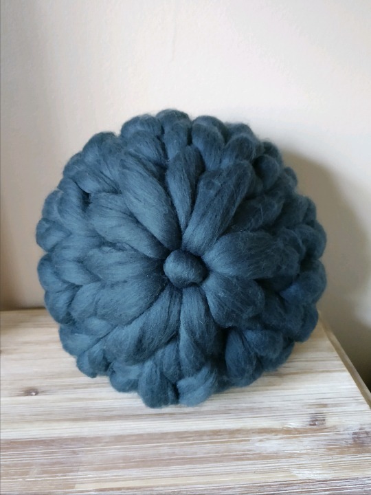 Hand Knitted Merino Wool Pillow