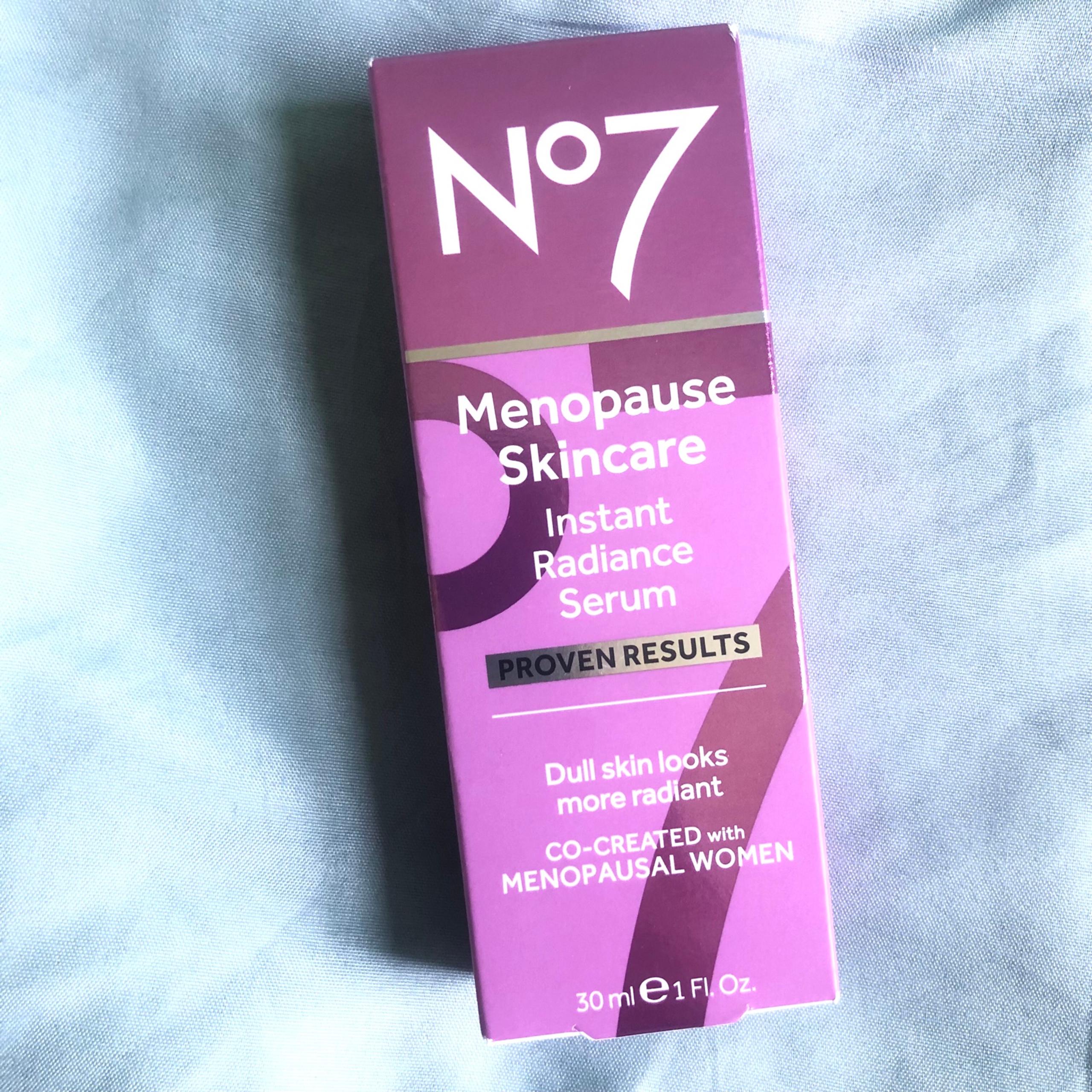 NWT No7 Menopause Skincare Instant Radiance Serum